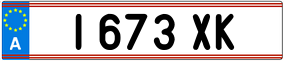 Truck License Plate